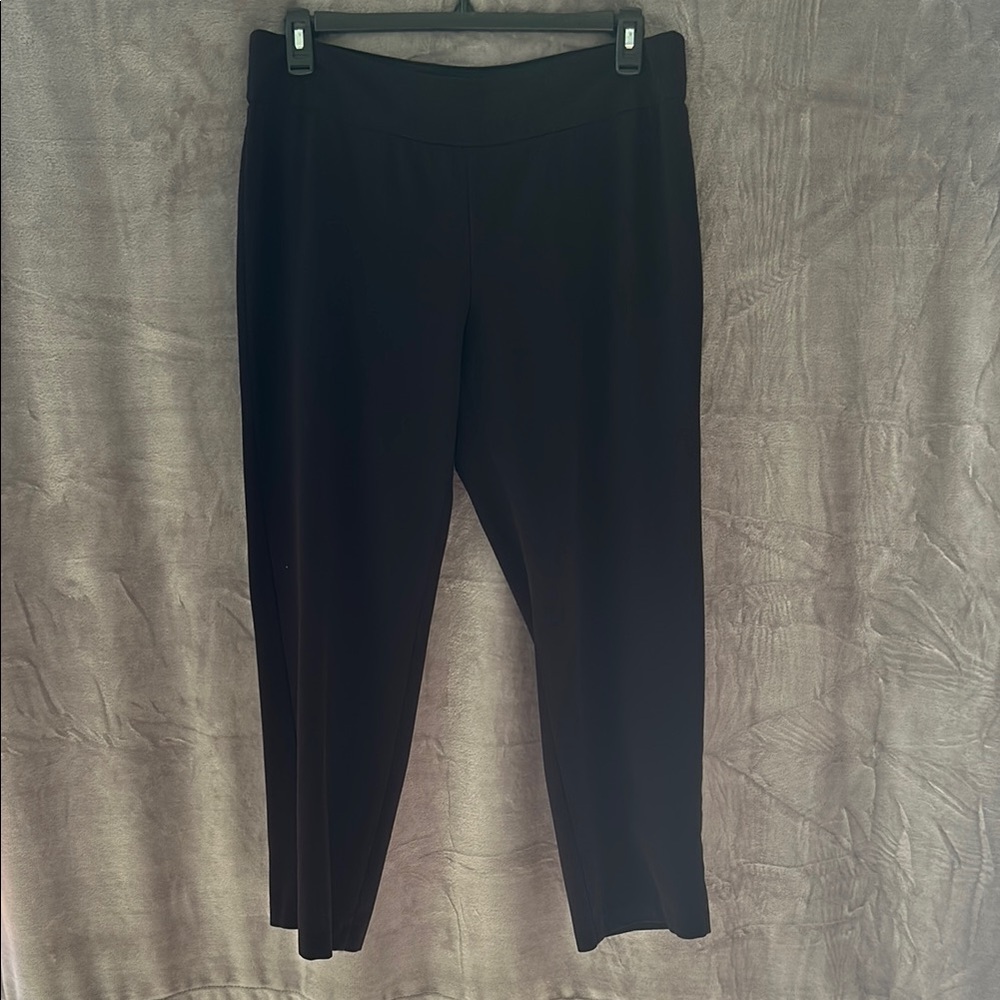 Investments Black Tapered Trousers Petite